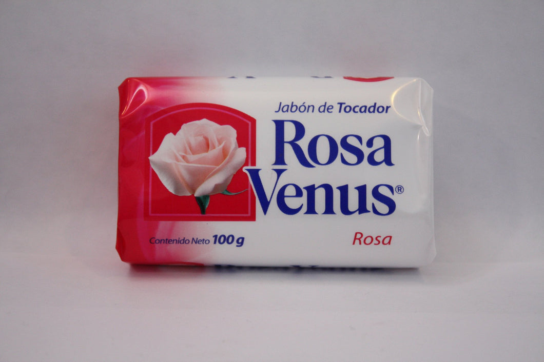 Caja de Jabón de Tocador Rosa Venus Rosa de 100 grs con 60 piezas - Fabrica de Jabón La Corona-Jabones-La Corona-7501026006661C-MayoreoTotal