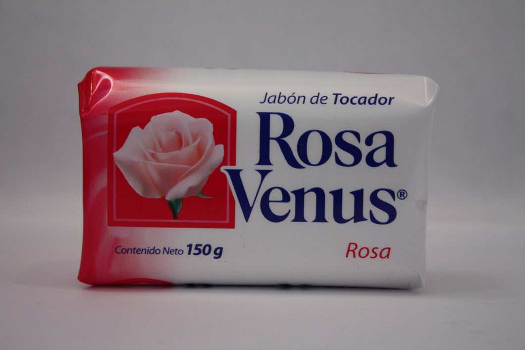Caja de Jabón de Tocador Rosa Venus Rosa de 150 grs con 40 piezas - Fabrica de Jabón La Corona-Jabones-La Corona-7501026006616C-MayoreoTotal