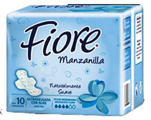 Caja de toallas Femenina Fiore Ultra Delgada C/A en 12 paquetes de 10 piezas - PI Mabe-Toalla Femenina-PI Mabe-MayoreoTotal