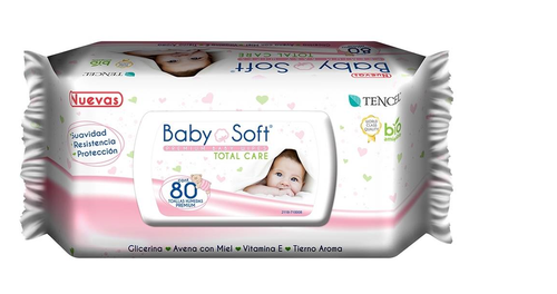 Caja de toallas húmedas Baby Soft Nina en 18 paquetes con 80 toallas - Indelpa-Toallas húmedas-Indelpa-MayoreoTotal