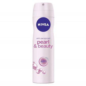 Caja Desodorante Aerosol Nivea Deo Mujer Pearl Beauty de 150 ml con 12 Piezas - Beiersdorf-Desodorantes-Beierdorf-MayoreoTotal