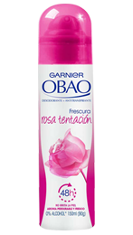 Caja Desodorante Obao Mujer Spray Rosa Intenso de 150 ml con 12 piezas - Garnier-Desodorantes-Unilever-MayoreoTotal