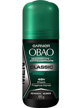 Caja Desodorante Obao Roll on For Men Classic de 65 grs con 24 piezas - Garnier-Desodorantes-Garnier-MayoreoTotal