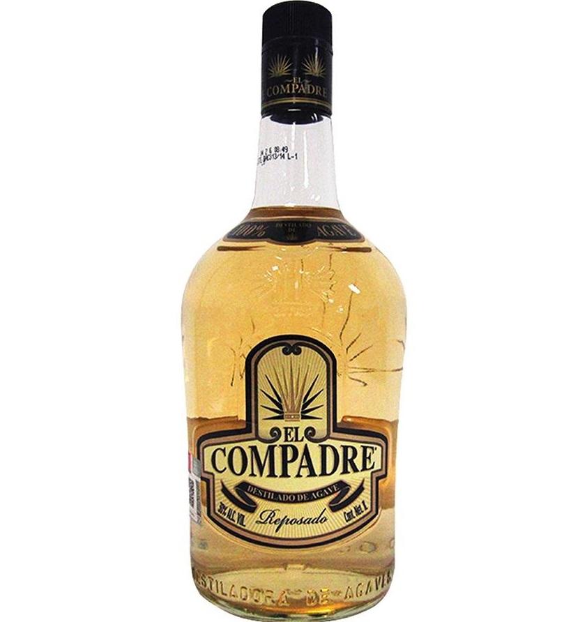 Caja Destilado de Agave El compadre con 12 botellas de 1 Lt-Tequila-MayoreoTotal-MayoreoTotal