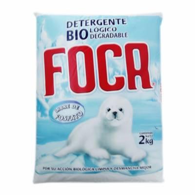 Caja Detergente Foca de 2 kilos con 10 piezas - Fabrica de Jabon Corona-Detergentes-La Corona-MayoreoTotal