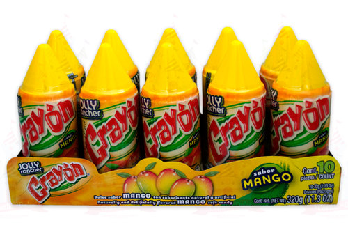 Caja Dulce Suave Crayon Mango con 12 paquetes de 10 piezas - Hersheys-Dulce Suave-Hersheys-MayoreoTotal