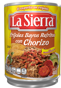 Caja Frijol con Chorizo Sierra de 440 grs con 12 piezas - Sabormex-Frijoles Enlatados-Sabormex-MayoreoTotal