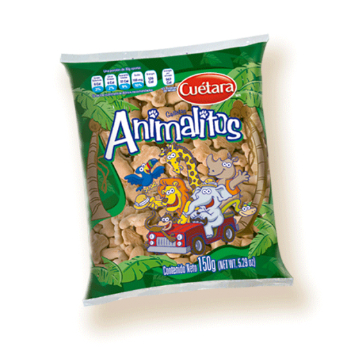 Caja Galletas Animalitos de 150 grs con 20 bolsas - Cuetara-Galletas-Cuetara-MayoreoTotal