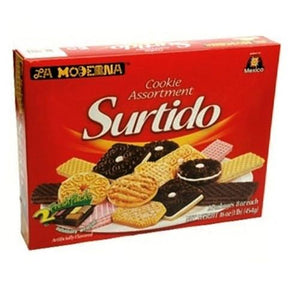 Caja Galletas Surtido Rico de 680 grs con 10 piezas - La Moderna-Galletas-La Moderna-MayoreoTotal