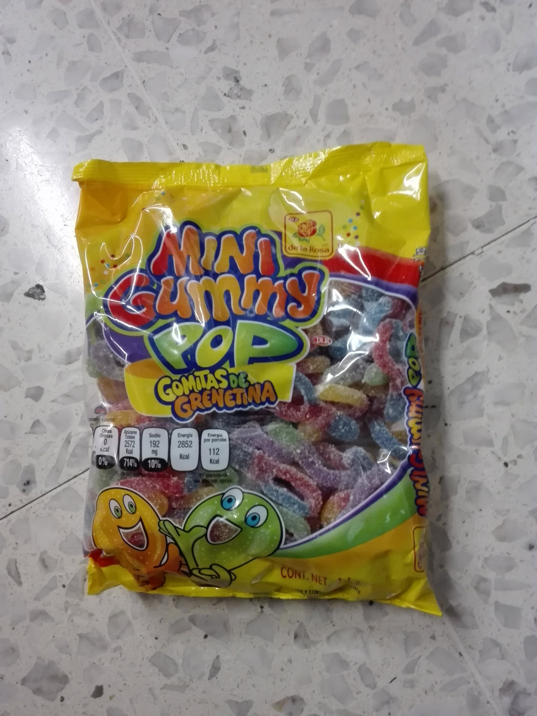 Caja Goma Mini Gummy Pop con 8 paquetes de 1 kg-Dulces-MayoreoTotal-MayoreoTotal