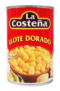Caja Granos Elote Dorado de 410 grs con 24 latas - La Costeña-Enlatados-La Costeña-MayoreoTotal