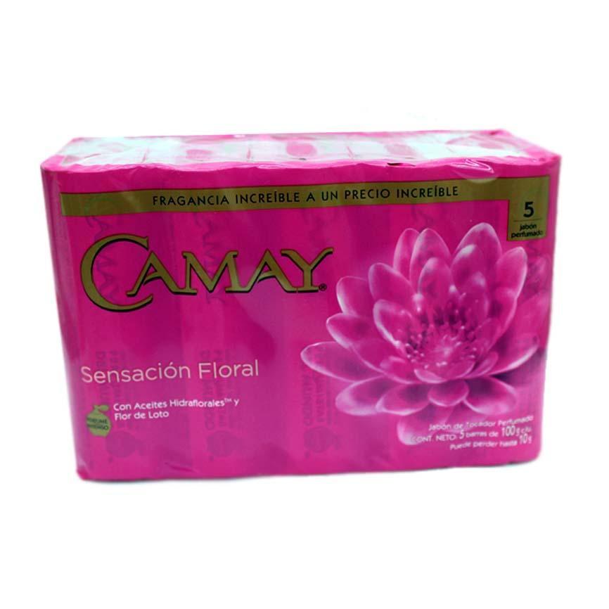 Caja jabón Camay Floral Sensation de 150 grs en 72 piezas - Unilever-Jabon de Tocador-Unilever-MayoreoTotal