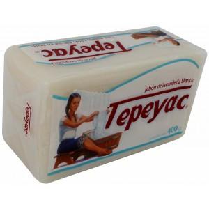 Caja Jabon de Lavanderia Tepeyac con Envoltura Blanco de 400 grs con 25 piezas - Fabrica de Jabón la Corona-Jabones-La Corona-MayoreoTotal