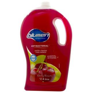 Caja Jabon Liquido Blumen Cherry de 4 litros con 4 piezas - 4E-Jabones Liquidos-4E-MayoreoTotal