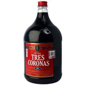 Caja Jerez 3 Coronas con 4 botellas de 4 L-Licores-MayoreoTotal-MayoreoTotal