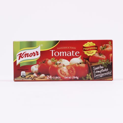Caja Knorr Tomate Exhibidor de 24 cubos con 12 piezas - Unilever-Sazonadores-Unilever-MayoreoTotal