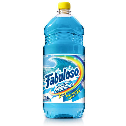 Caja Limpiador Fabuloso Mar Fresco de 1 litro con 12 botellas - Colgate Palmolive-Limpieza-Colgate Palmolive-MayoreoTotal