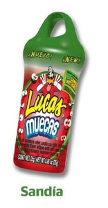 Caja Lucas Muecas sabor Sandia con 24 paquetes de 10 piezas - Effem-Muecas-Effem-MayoreoTotal