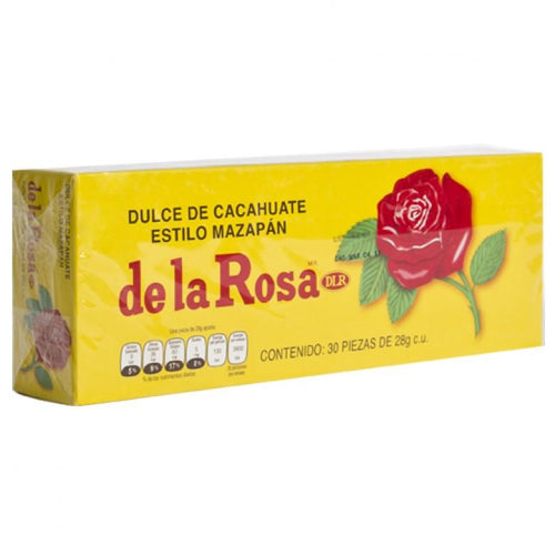 Caja Mazapan Grande La Rosa con 20 paquetes de 30 piezas- La Rosa-Mazapan-La Rosa-MayoreoTotal