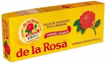 Caja Mazapan Super Gigante La Rosa con 16 paquetes de 20 piezas- La Rosa-Mazapan-La Rosa-MayoreoTotal