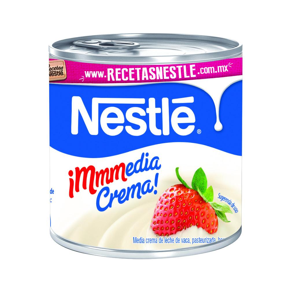Caja media crema Nestlé de 225 grs con 24 piezas - Nestlé-Postres, Gelatinas, Pasteles-Nestlé-MayoreoTotal