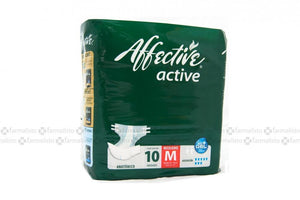 Caja pañal Affective Active talla mediana en 4 paquetes de 10 piezas - PI Mabe-Pañales Adulto-PI Mabe-MayoreoTotal