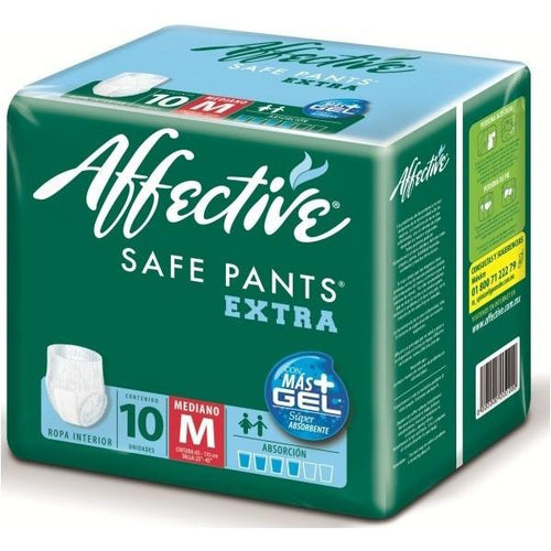 Caja pañal Affective Safe Pants talla mediana en 6 paquetes de 10 piezas - PI Mabe-Pañales Adulto-PI Mabe-MayoreoTotal