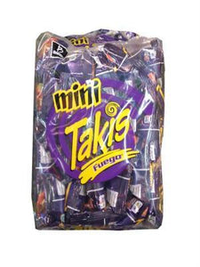 Caja papas Barcel Mini Takis Fuego con 3 exhibidores de 25 piezas - Barcel Bimbo-Papas-Bimbo-MayoreoTotal