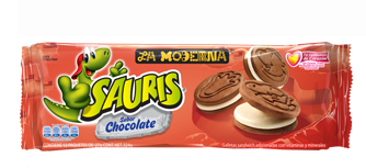 Caja Sauris Chocolate La Moderna de 324 grs con 20 paquetes - La Moderna-Galletas-La Moderna-MayoreoTotal