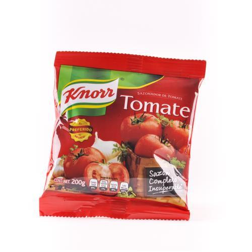 Caja Sazonador Knorr Tomate Bolsa de 200 grs con 18 piezas - Unilever-Sazonadores-Unilever-MayoreoTotal