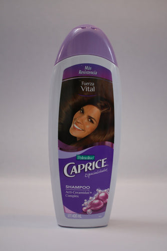 Caja Shampoo Caprice Acti-Ceramidas Complex de 400 ml con 12 piezas - Colgate Palmolive-Shampoo-Colgate Palmolive-7509546026909C-MayoreoTotal