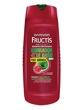 Caja shampoo Fructis Borrador Daño Quimico de 650 ml con 6 piezas - Garnier-Shampoo-Garnier-MayoreoTotal