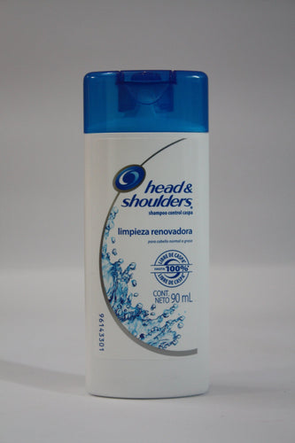 Caja Shampoo Head & Shoulders Limpieza Renovadora de 90 ml con 24 piezas - Procter & Gamble-Shampoo-Procter & Gamble-7506195148686C-MayoreoTotal