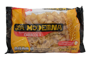 Caja Sopa Moderna Caracol No.3 de 200 grs con 20 bolsas - La Moderna-Sopas-La Moderna-MayoreoTotal