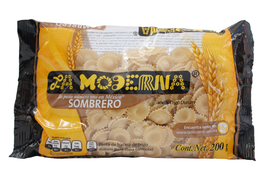 Caja Sopa Moderna Sombrero de 200 grs con 20 bolsas - La Moderna-Sopas-La Moderna-MayoreoTotal
