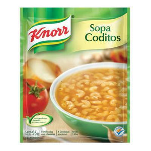 Caja Sopas Knorr Coditos de 95 grs con 12 bolsas - Unilever-Sopas-Unilever-MayoreoTotal