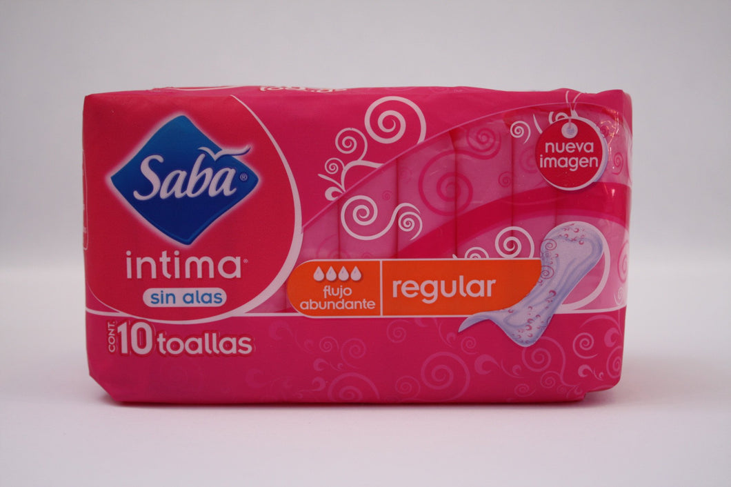 Caja Toalla Femenina Intima sin alas Flujo Abundante Regular de 10 toallas con 14 paquetes - SCA-Higiene Femenina-SCA-7501019006104C-MayoreoTotal
