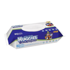 Caja Toallas Humedas Huggies con aroma relajante de 80 toallas con 18 paquetes - Kimberly Clark-Toallas Humedas-Kimberly Clark-MayoreoTotal