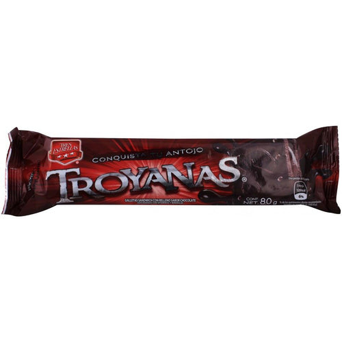 Caja Troyanas Combinado Tres Estrellas de 80 grs con 16 paquetes - La Moderna-Galletas-La Moderna-MayoreoTotal