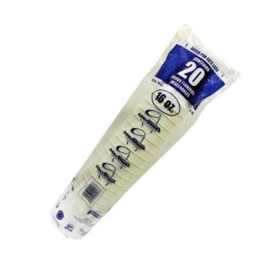Caja Vaso Térmico Conver No.716 de 16 onzas (473 ml) con 20 paquetes de 25 vasos - Conver-Desechables-Conver-MayoreoTotal