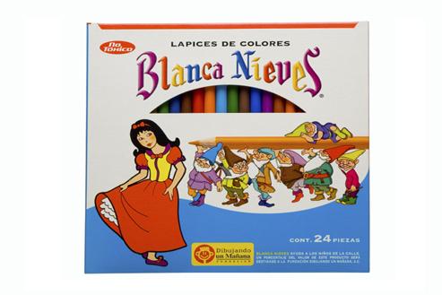 Colores Blanca Nieves Largos con 24 piezas-Colores-Blanca Nieves-MayoreoTotal