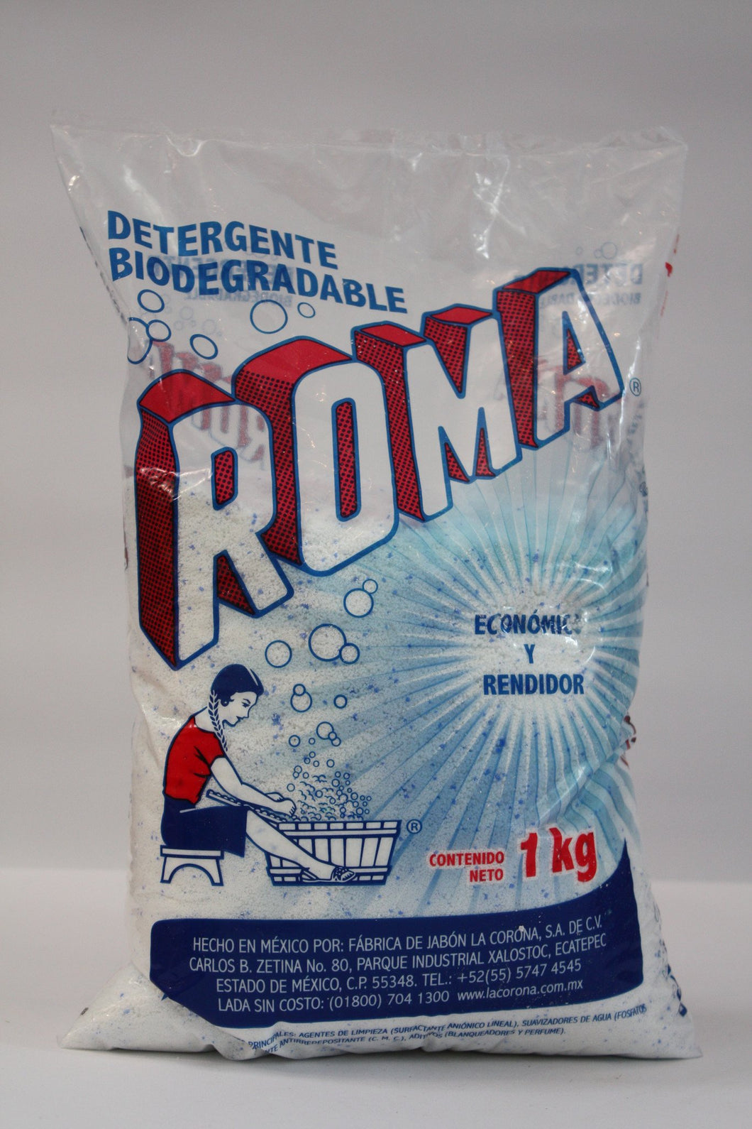 Detergente Roma de 1kg - La Corona-Detergentes-La Corona-7501026004605-MayoreoTotal