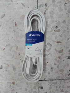 Extension electrica de 4 metros Volteck-Ferreteria-MayoreoTotal-MayoreoTotal
