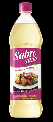 Media caja aceite Sabrosano 6 botellas de 900 ml - Ragasa-Aceites-Ragasa-MayoreoTotal