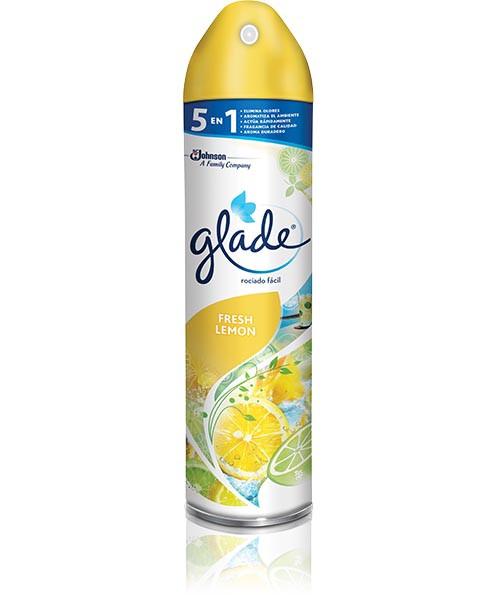 Media caja aromatizante Glade limón de 323 ml con 6 piezas - SC Johnson-Aromatizantes-SC Johnson-MayoreoTotal