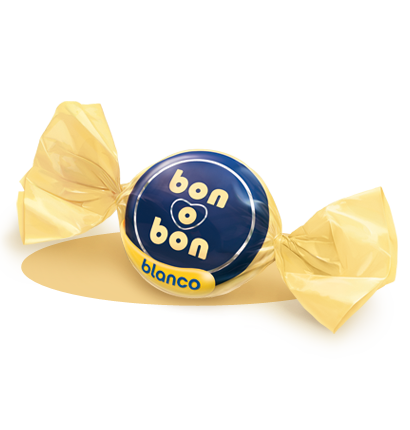 Media Caja Bombon relleno Arcor Bon O Bon (BonOBon) Blanco en 6 paquetes de 18 piezas - Arcor-Chocolates-Arcor-MayoreoTotal