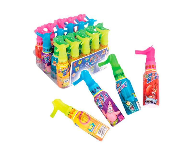 Media Caja Caramelo Liquido Funny Spray con 15 paquetes de 20 piezas - Tinajita-Caramelo Liquido-Tinajita-MayoreoTotal