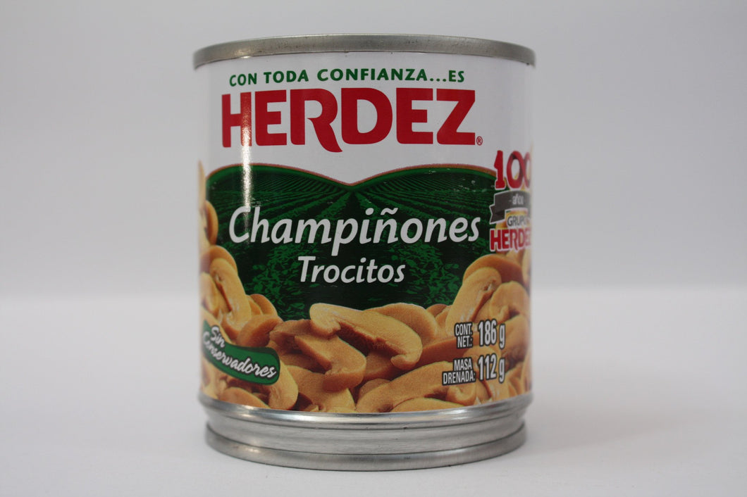 Media Caja Champiñones Trozos de 186 grs con 12 latas - Herdez-Enlatados-Herdez-MayoreoTotal