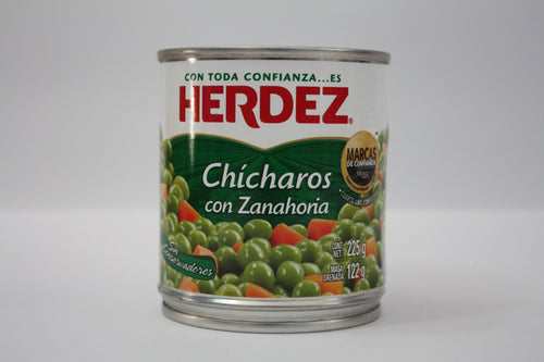 Media Caja Chí­charo con Zanahoria de 225 grs con 24 latas - Herdez-Enlatados-Herdez-7501003124166-MayoreoTotal