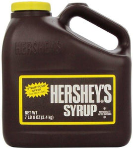 Media Caja Chocolate Hersheys Syrup Garrafa de 3.4 litros con 2 piezas - Hersheys-Chocolates-Hersheys-MayoreoTotal